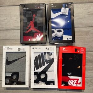 Nike  3 piece set Underwear & Socks Set - Black, White, Red